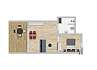 Strandräuber F3 - EG mit Terrasse