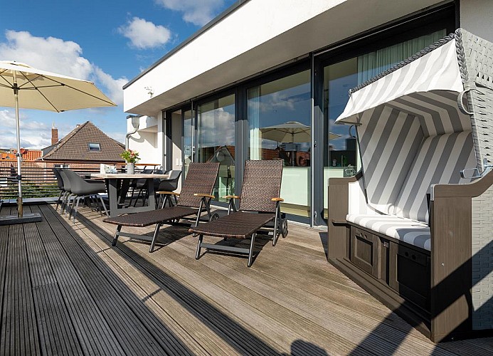 Penthouse - mit großer Dachterrasse